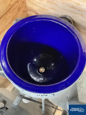 USED De Dietrich 10 Gal DeDietrich Glass Lined Reactor, 300/115#