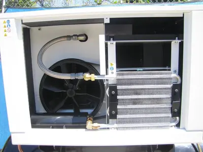 Used GARDNER DENVER HER7F-8 Tank Mounted Air Compressors California US | Bay Line Tool #1316245
