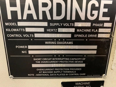2006 HARDINGE VMC480P3 Vertical Machining Centers | PM Machines (9)