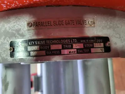 NEW 2014 HP VALVES/KEY VALVE TECHNOLOGIES P200-700TD/SB V35