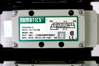 USED NUMATICS I23BB400MP00061