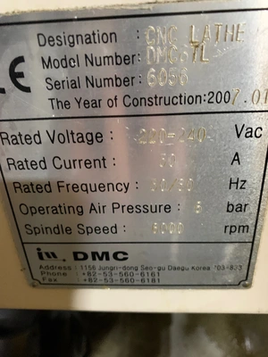 2007 DMC DMC6TL CNC Lathes | PM Machines (11)