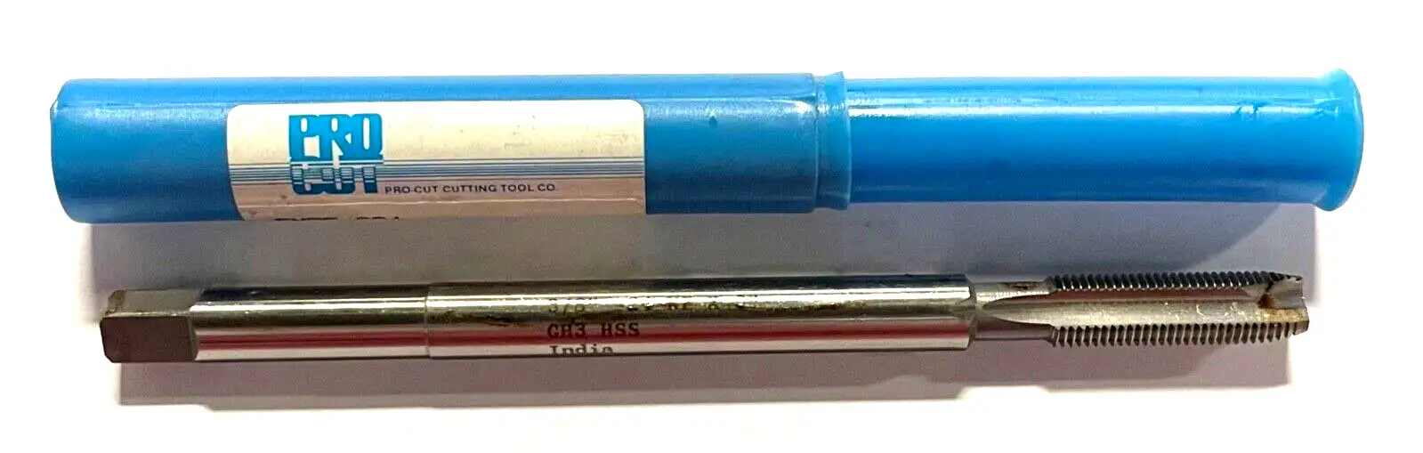ProCut 3/8-24 x 6" Pulley Tap HSS Spiral Point Plug Tap 3 Flute