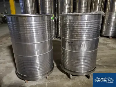 N/A 413 Liter (109 Gal) Stainless Steel Drum