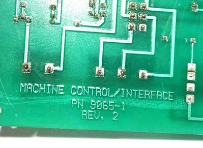 USED MACHINE CONTROL 9065-1 INTERFACE MODULE REV .2 90651