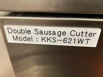 Kyoei Engineering model KKS-621WT double sausage cutter