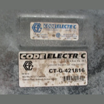 USED CODE ELECTRIC CT-G-421816