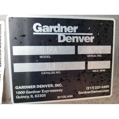 Used GARDNER DENVER GAGLDRA Blowers West Virginia US | JM Industrial #1324789