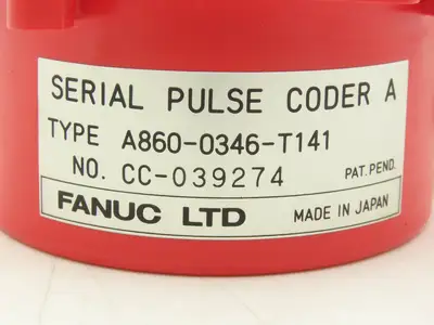 Fanuc A860-0346-T141 ABS Pulse Coder Rotary Encoder With Back Cover