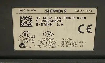 New | in-Stock SIEMENS 6ES7216-2BD22-0XB0 PLC Input & Output | Surplus Asset Holdings #1216712