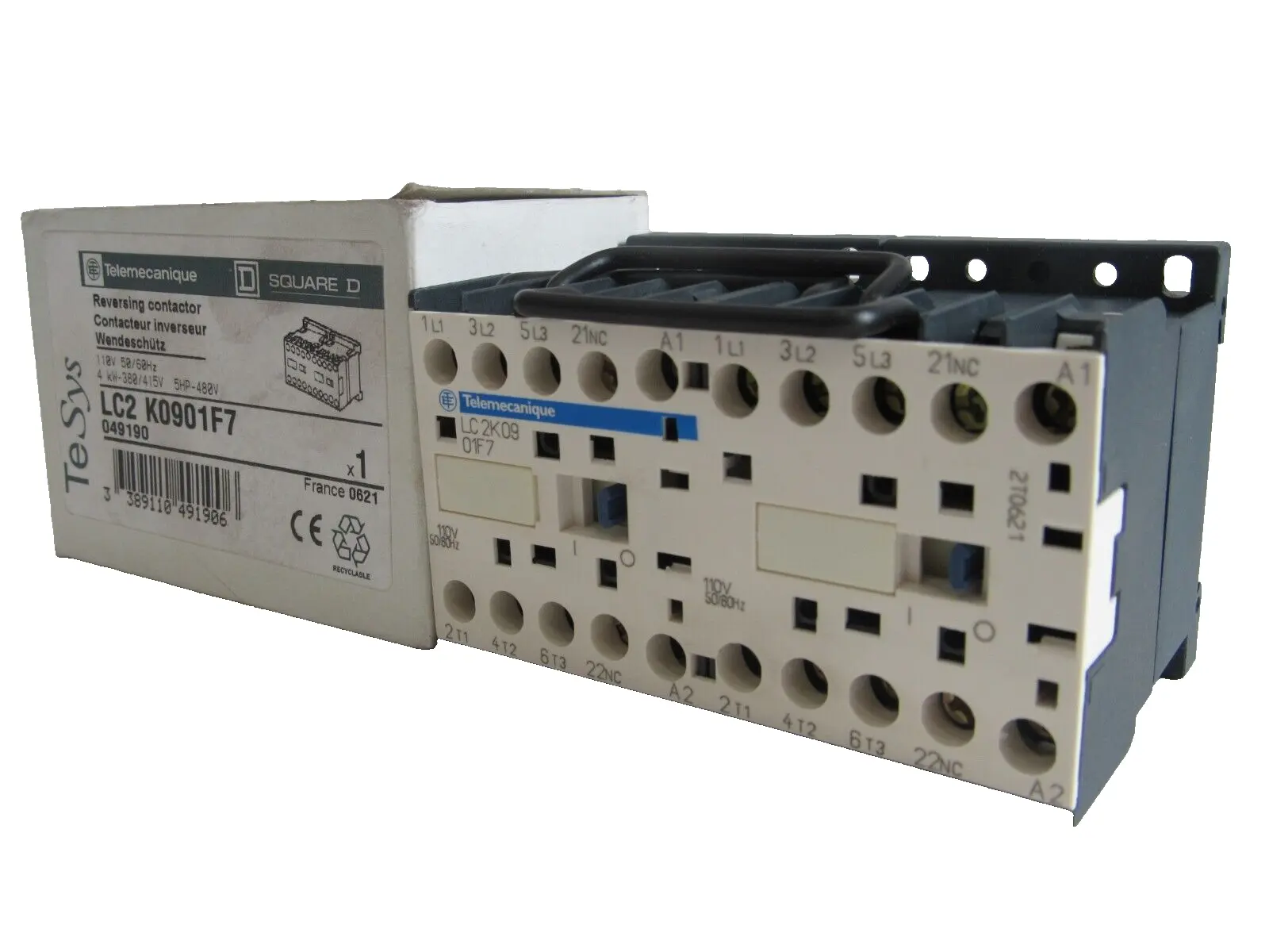 NEW TELEMECANIQUE LC2 K0901F7 REVERSING CONTACTOR