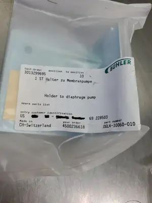 BUHLER OGLA-10060-010 DIAPHRAGM PUMP MOUNT. 6B-26