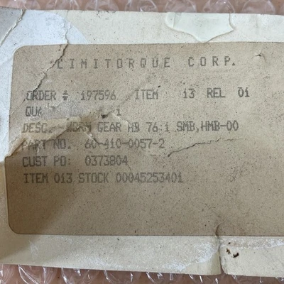 NEW Limitorque 60-410-0057-2