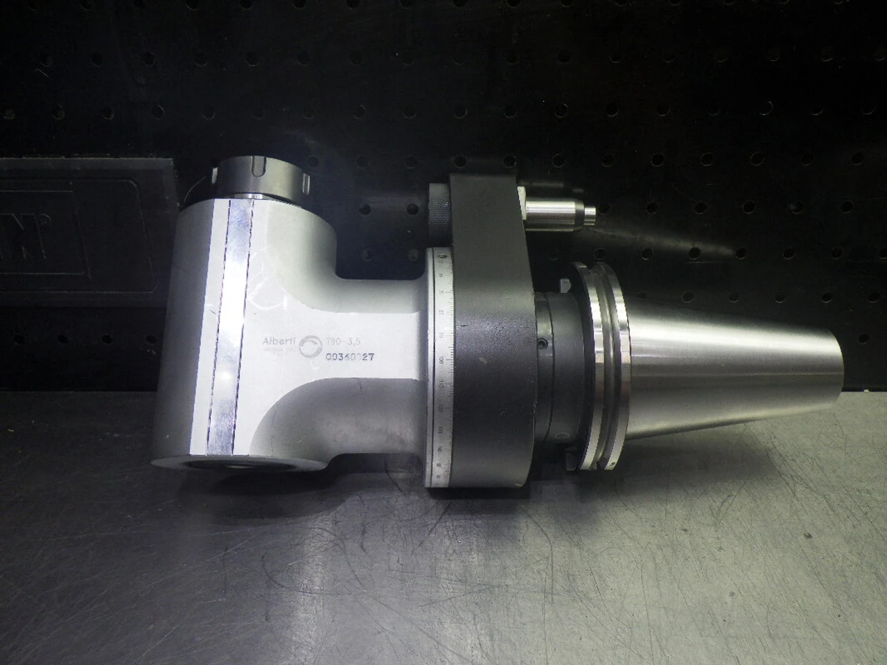 Alberti CAT50 Right Angle ER 32 Milling Attachment 80mm (Arm) T90-3.5 (LOC39)