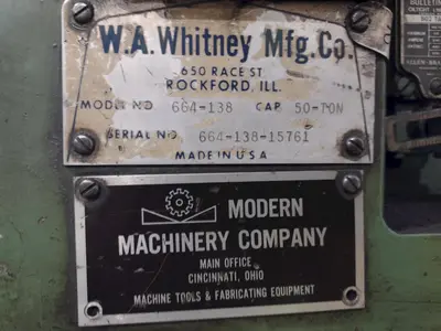 USED WHITNEY 664-138