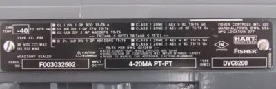 NEW FISHER DVC6200 VALVE CONTROLLER DVC-3793-4346