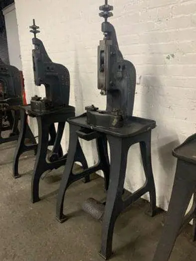 5904-510 Royersford Excelsior #10 / Famco, Metalworking, Forming & Stamping Punch Press / Foot Operated 2.5 Ton Kick Press
