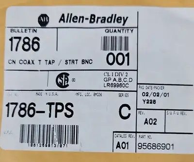 Used Allen-Bradley 1786-TPS Connector Accessories South Carolina US | Palmetto Automation #1539805
