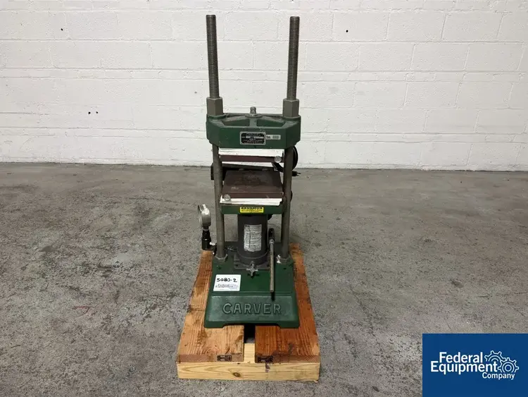 Used Carver 12 Ton Carver Platen Press, Model 4120 Hydraulic Presses Ohio US | Federal Equipment Company #1516565