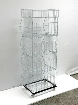 5 layer Grid Shelf Shelves Retail Display 20*19*55 -various sizes available - SEE VIDEO