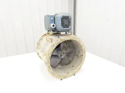 Fulta Electric DBRO3M236 Tube Axial Blower Duct Fan 14" 1000 CFM 220V 3PH