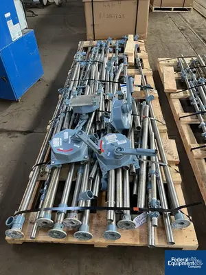 USED BUCHI 107/107 Liter Buchi Kilo Lab Reactor Train System, Glass Lined
