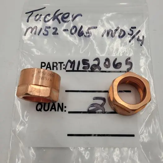 New | in-Stock TUCKER TUCKER M152-065 IND 5/4 *NEW* THREADED HOLDING NUT M152065 Nuts & Screws | ND Industrial Surplus #1219758