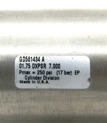 NEW PARKER 01.75 DXPSR 7.000 CYLINDER GD581434A 0175DXPSR7000