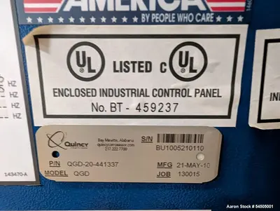 USED QUINCY QGD-20