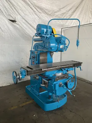VAN-NORMAN NO. 38 VERTICAL UNIVERSAL 50-TAPER MILLING MACHINE. STOCK # 0255424