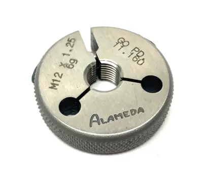 USED ALAMEDA M12 X 1.25-6G THREADED RING GAUGE GO PD 11.160