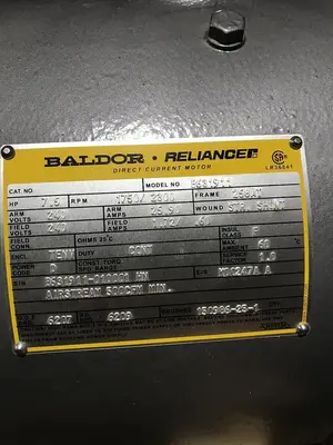 Used BALDOR B631911-2 Industrial Controls | Surplus Asset Holdings #1220188