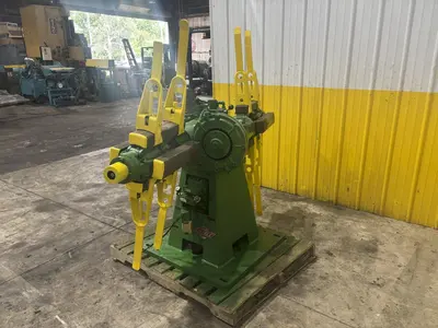 2,000 LBS X 12" LITTELL MODEL #20-12 DOUBLE END PULL OFF UNCOILER COIL REEL: STOCK #23713