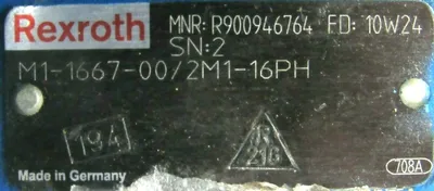 NEW REXROTH R900946764 CONTROL BLOCK M1-1667-00/2M1-16PH