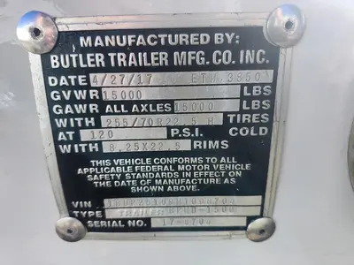 Used 2017 BUTLER BPHD 1500 SA Forestry Trailers Florida US | Monster Equipment #1438097