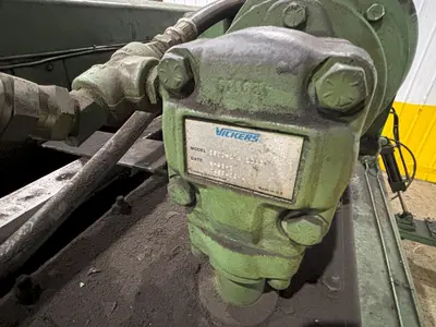 14' X 3/8" CINCINNATI MODEL 375-HS HYDRAULIC SHEAR WITH BACK GAUGE; FLOOR STANDING, NEW 1998: YOBRO #24238