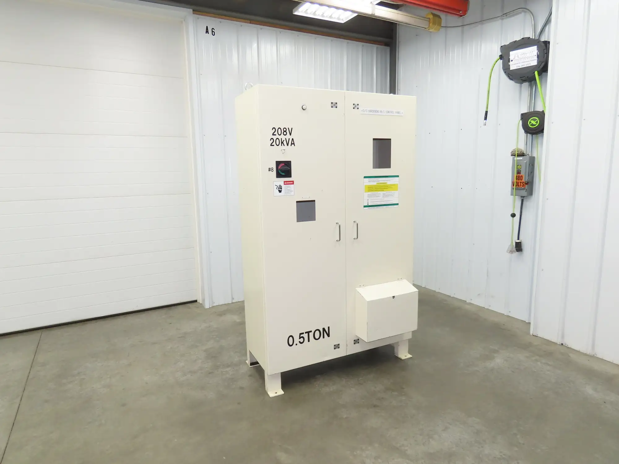 Electrical Enclosure 1850x1200x500mm Cabinet Freestanding 125A Disconnect