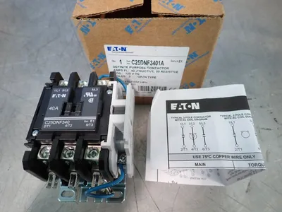 New | in-Stock EATON C25DNF3401A PLC Contactors | HGR 24 #752740