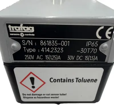 NEW TRAFAG 414.2323-30T70 TEMPERATURE TRANSMITTER IP65 250V AC 15A