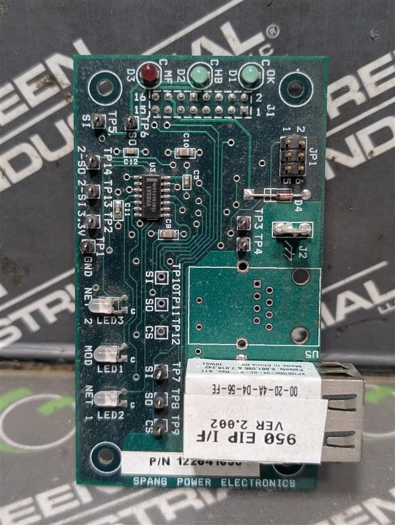 Spang 122041000 Power Controller Relay Board 122040PCB Used