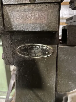 The High Speed Hammer Co. 1-3/4” High Speed Riveting Hammer 3” Stroke 1/4HP 115V