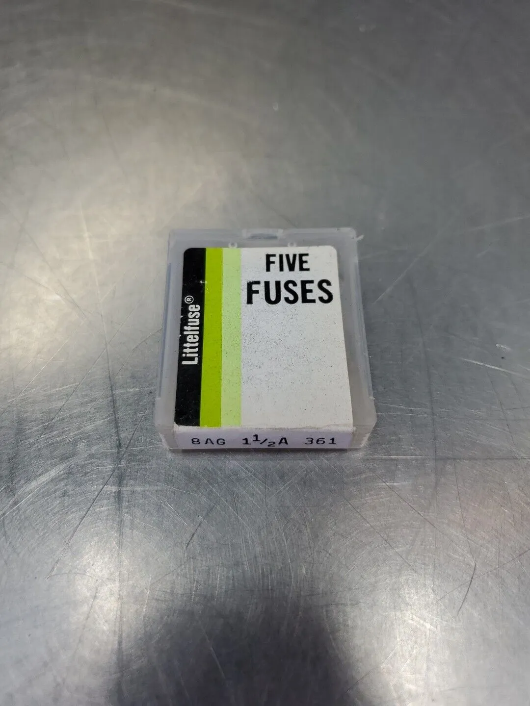 Littelfuse 8AG 1½A 361 Glass Fuse, Lot of 3. 4C-38