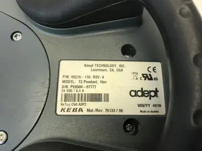 Used Adept T2 Teach Pendant, 05215-110 Rev. A, KEBA KeTop C50 ADP2, Robot Automation Control (HMI) Michigan US | Maverick Industrial Sales #1460820