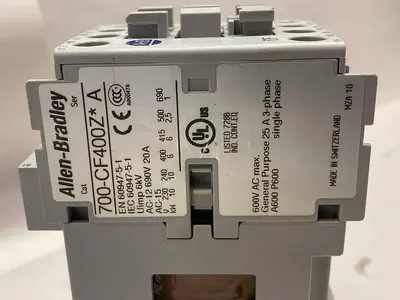 New | in-Stock ALLEN-BRADLEY 700-CF400Z Miscellaneous Equipment (Electrical & Power) Ohio US | Surplus Asset Holdings #1289427