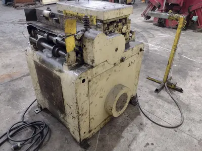 12" X .093" LITTELL MODEL #418-7PDL 7 ROLL MOTORIZED COIL STRIP STRAIGHTENER: YOBRO #24942