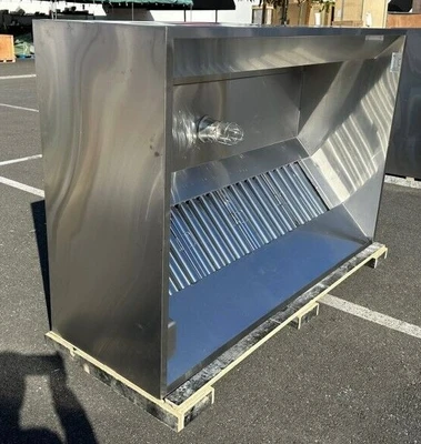 171-0043 6’ Commercial Hood and Exhaust Fan