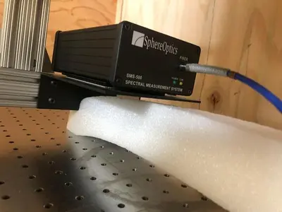 LABSPHERE, SPHEREOPTICS SMS-500 SPECTRAL MEASUREMENT SYSTEM WITH NEWPORT TABLE