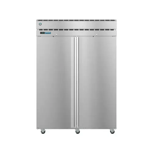 Hoshizaki PT2A-FS-FS Steelheart 55" Two Section Pass Thru Refrigerator - (4) Right Hinge Solid Doors, 115v