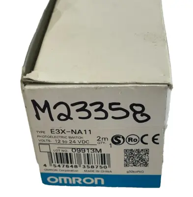 NEW OMRON E3X-NA11 PHOTOELECTRIC SWITCH 12 to 24 VDC 2M E3XNA11