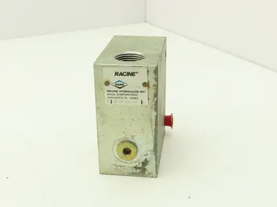 Dana 987618 Hydraulic Manifold Block W Flow Control Valve